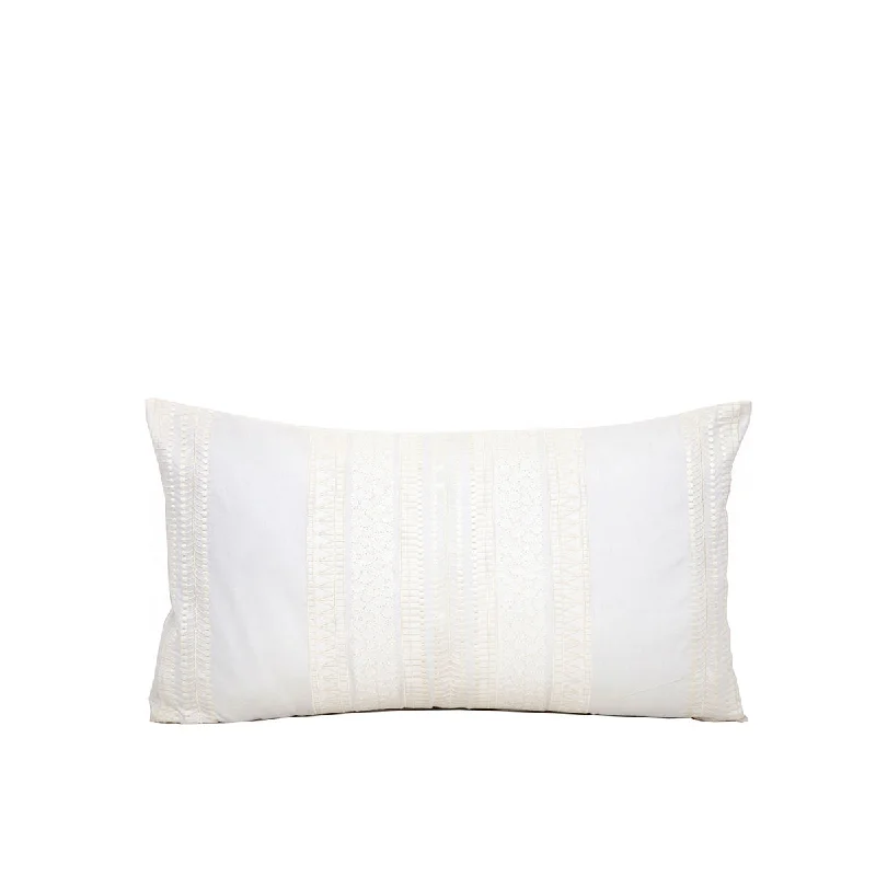 Pinion Sapphire Embroidered Cushion Cover