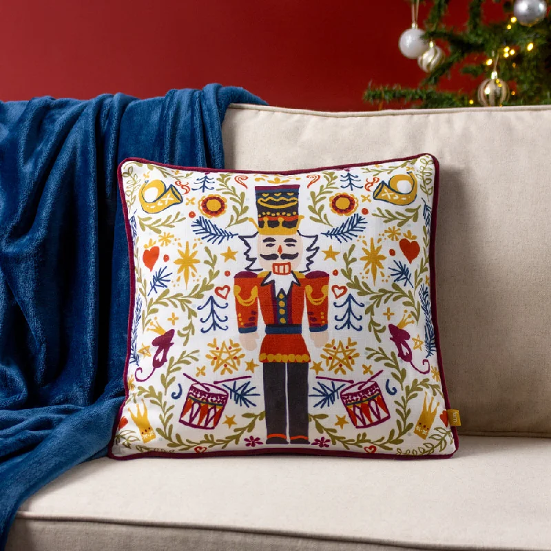 Nutcracker Christmas Cushion Multicolour