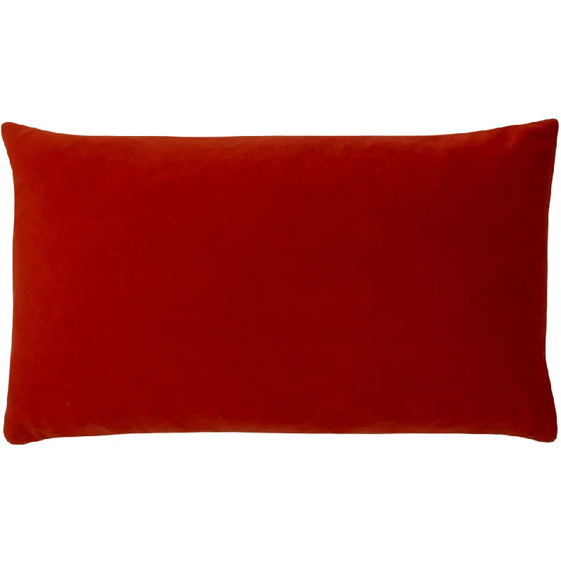 Sunningdale Velvet Rectangular Cushion Flame