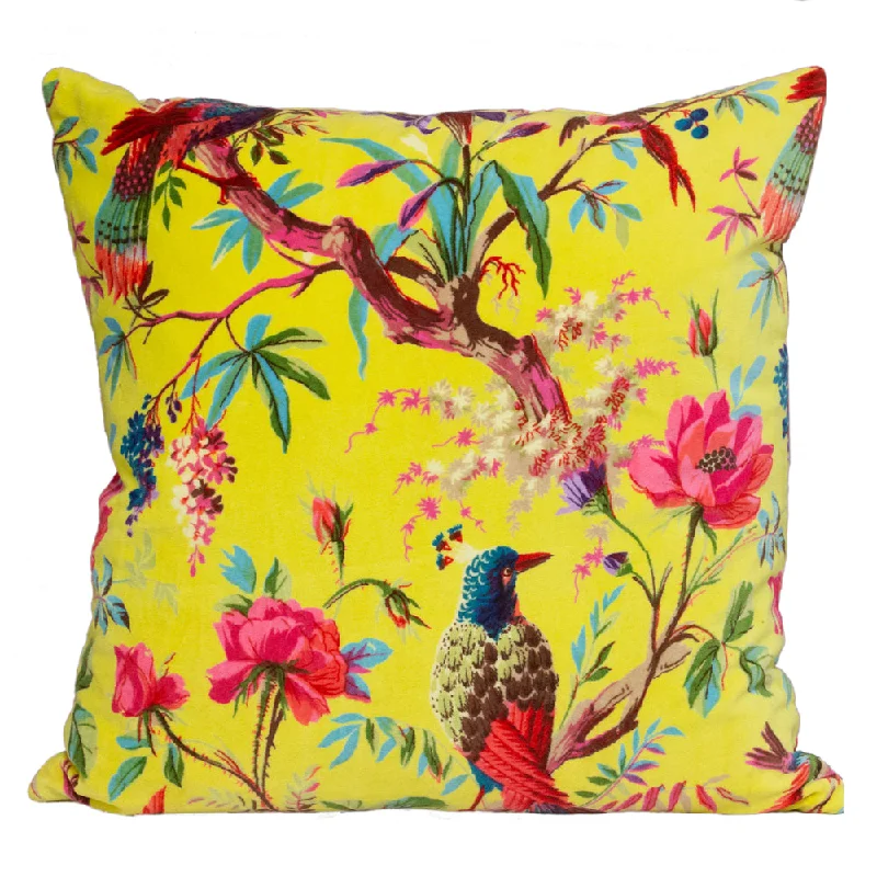 Paradise Velvet Cushion Aracia