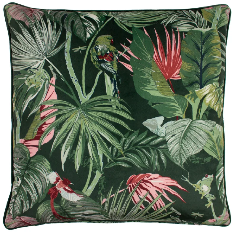 Amazon Creatures Cushion Jade