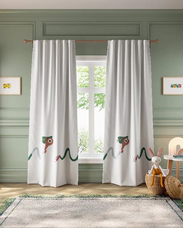 Lowly Worm Blackout Curtain | Richard Scarry x Nestig