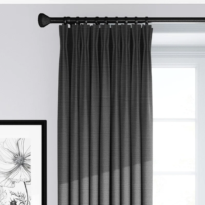 Nova Charcoal Drapery