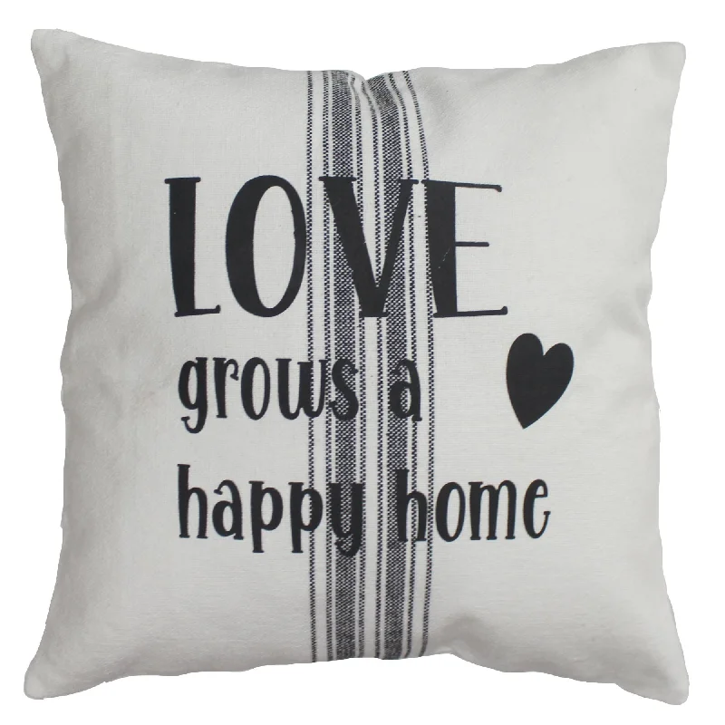 Love Grain Sack 14 Inx14 In Pillow PL000056