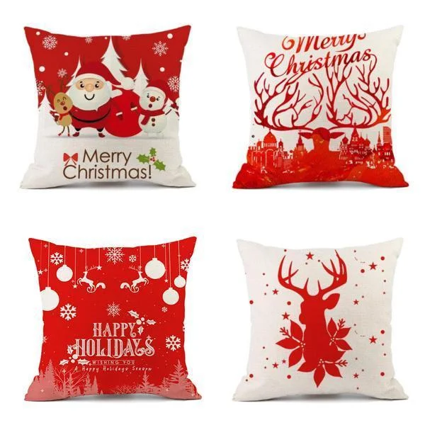 Christmas Pillow Cushion Covers