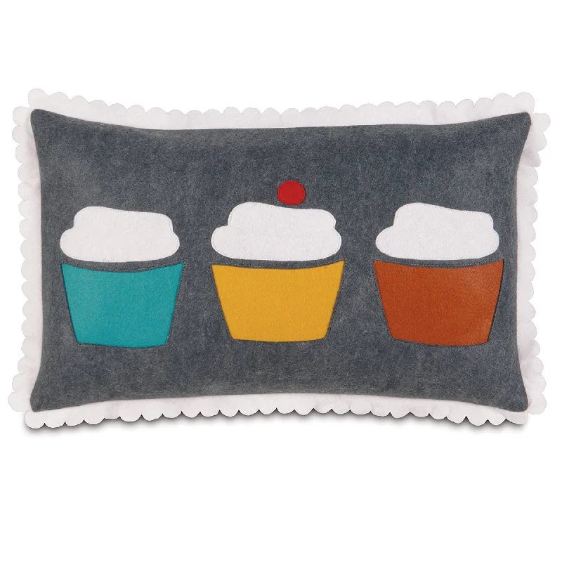 Cupcake Window Shop Lumbar Pillow Cover 13x22