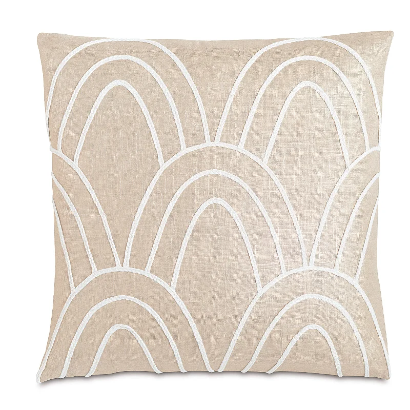 Traditional Oval Throw Pillow Cover 22x22