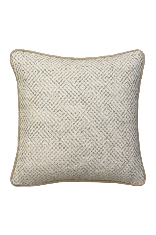 Geometric Patterned Cushion | Andrew Martin Driftwood