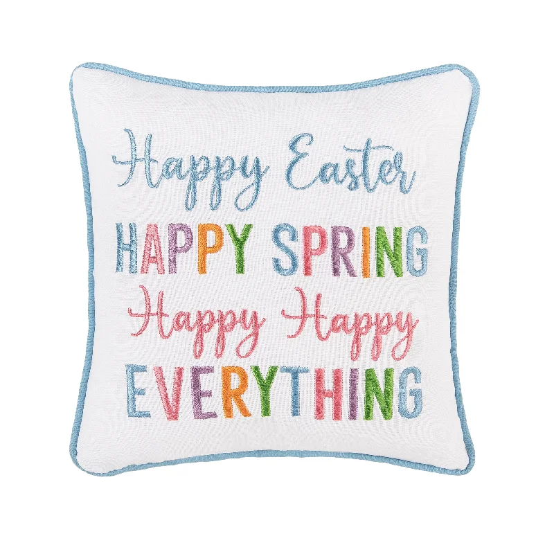 Happy Easter Happy Spring Pillow