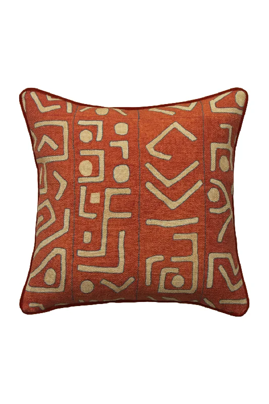 Geometric Print Outdoor Cushion | Andrew Martin Trojan