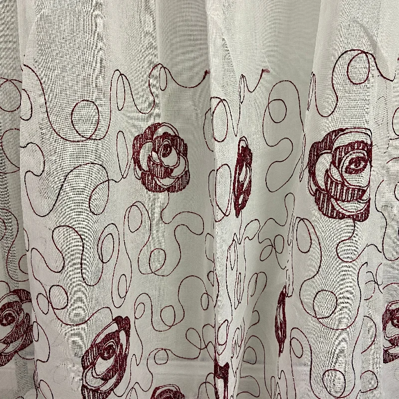 Dolly embroidery grommet curtain 1 panel