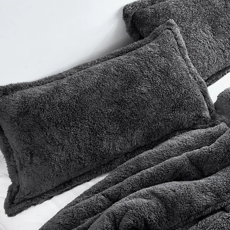 Coma Inducer® Pillow Sham - The Original Plush - Charcoal