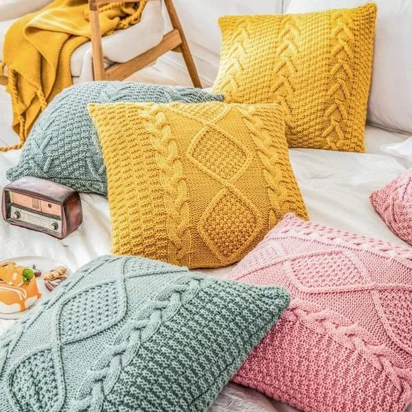 Knit Pillow Cover